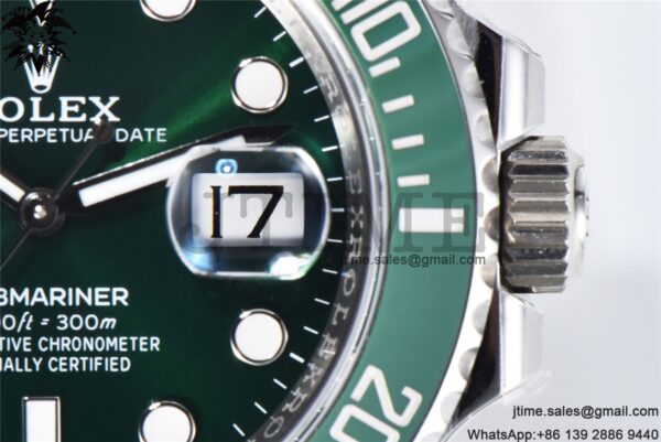 Submariner 116610 LV Green Ceramic Clean Factory 1:1 Best Edition 904L SS Case and Bracelet VS3135 - Image 13