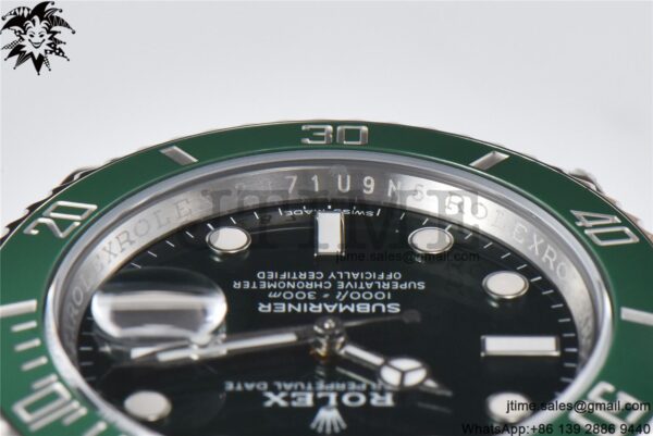 Submariner 116610 LV Green Ceramic Clean Factory 1:1 Best Edition 904L SS Case and Bracelet VS3135 - Image 16