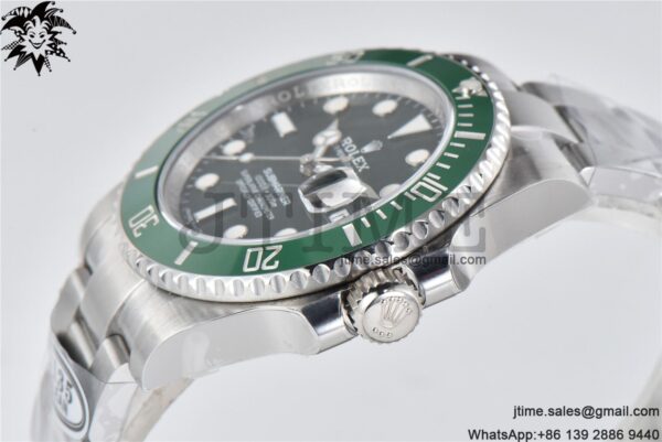 Submariner 116610 LV Green Ceramic Clean Factory 1:1 Best Edition 904L SS Case and Bracelet VS3135 - Image 8