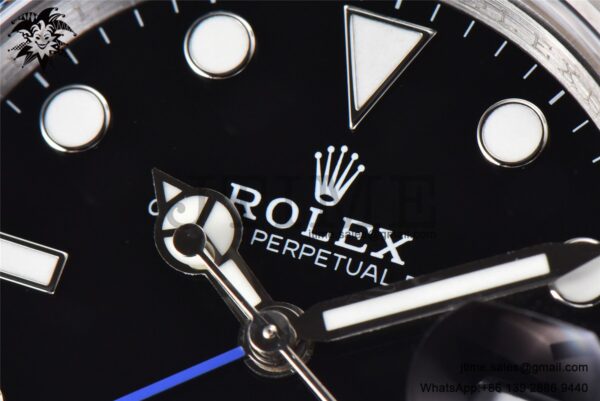 GMT-Master II 126710 BLNR Black/Blue Ceramic GMF Best Edition on SS Oyster Bracelet VR3186 V6 - Image 6