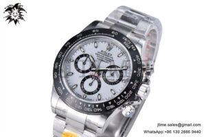 Daytona 116500 ZF 1:1 Best Edition 904L SS Case and Bracelet White Dial SH4130