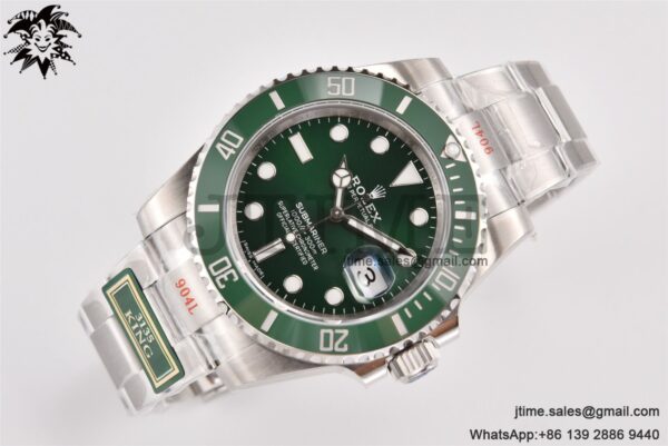 Submariner 116610 LV Green Ceramic King 1:1 Best Edition 904L SS Case and Bracelet VS3135 - Image 6