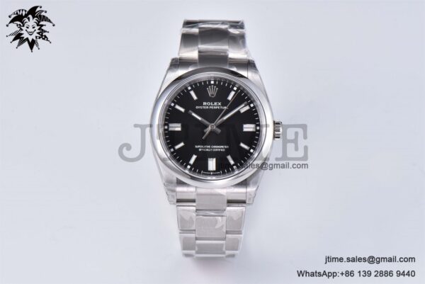 Oyster Perpetual 126000 36mm SS VSF 1:1 Best Edition Black Dial on SS Bracelet VS3235 - Image 3