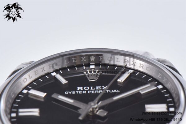 Oyster Perpetual 126000 36mm SS VSF 1:1 Best Edition Black Dial on SS Bracelet VS3235 - Image 17