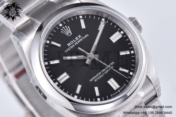 Oyster Perpetual 126000 36mm SS VSF 1:1 Best Edition Black Dial on SS Bracelet VS3235 - Image 6