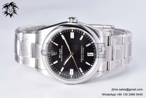 Oyster Perpetual 126000 36mm SS VSF 1:1 Best Edition Black Dial on SS Bracelet VS3235 - Image 7