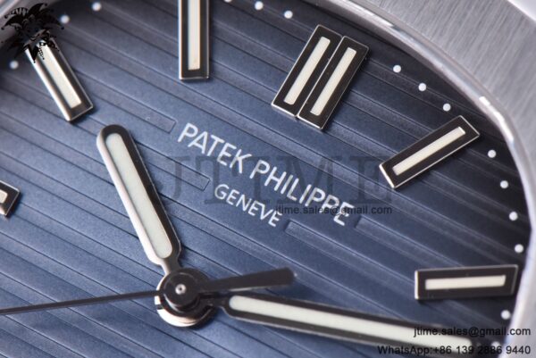 Nautilus 5711/1A ZF 1:1 Best Edition Blue Textured Dial on SS Bracelet 324CS - Image 6