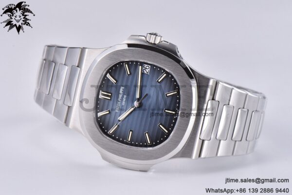 Nautilus 5711/1A ZF 1:1 Best Edition Blue Textured Dial on SS Bracelet 324CS - Image 3