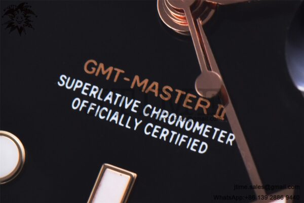 GMT-Master II Rootbeer 126711 CHNR Black/Brown Ceramic Clean Factory Best Edition on SS/RG Bracelet DD3285 CHS - Image 17
