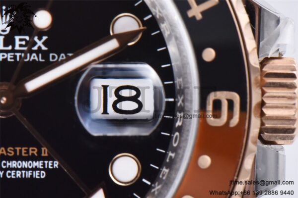 GMT-Master II Rootbeer 126711 CHNR Black/Brown Ceramic Clean Factory Best Edition on SS/RG Bracelet DD3285 CHS - Image 19