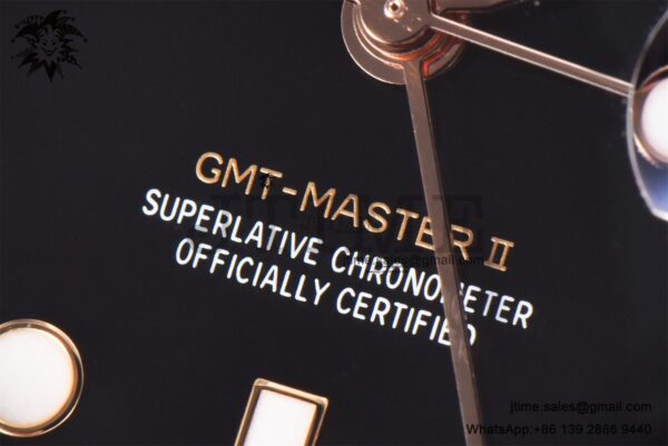 GMT-Master II 126715 CHNR Rootbeer RG Black/Brown Ceramic Clean Factory Best Edition on RG Bracelet VR3186 - Image 11