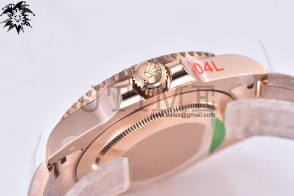 GMT-Master II Rootbeer 126715 CHNR RG Plated 904L Steel VSF 1:1 Best Edition A3285 v3 (Correct Hand Stack) - Image 7