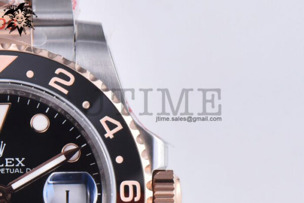 GMT-Master II Rootbeer 126711 CHNR Black/Brown Ceramic 904L Steel Wrapped Gold VSF 1:1 Best Edition SA3285 CHS V3 - Image 7