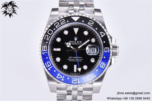 GMT-Master II Batman 126710 BLNR Black/Blue Ceramic 904L Steel ARF 1:1 Best Edition SA3285 CHS - Image 13