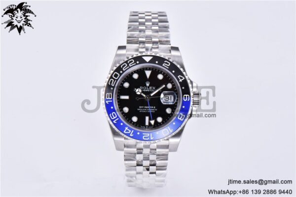 GMT-Master II Batman 126710 BLNR Black/Blue Ceramic 904L Steel ARF 1:1 Best Edition SA3285 CHS - Image 14