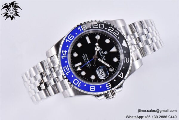 GMT-Master II Batman 126710 BLNR Black/Blue Ceramic 904L Steel ARF 1:1 Best Edition SA3285 CHS - Image 15