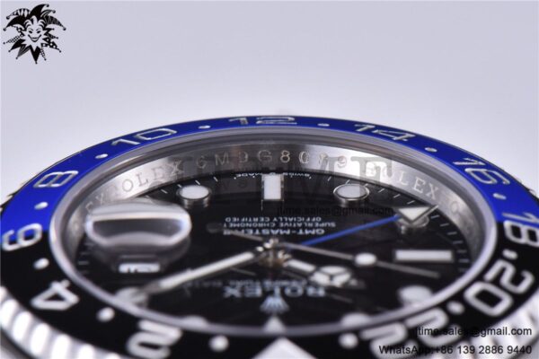 GMT-Master II Batman 126710 BLNR Black/Blue Ceramic 904L Steel ARF 1:1 Best Edition SA3285 CHS - Image 21