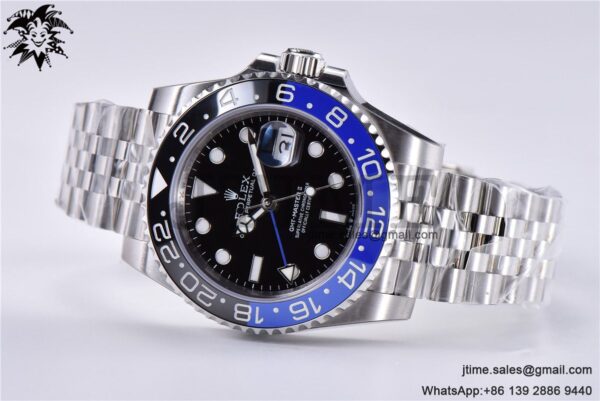 GMT-Master II Batman 126710 BLNR Black/Blue Ceramic 904L Steel ARF 1:1 Best Edition SA3285 CHS - Image 23