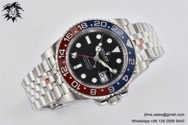 GMT-Master II 126710 BLRO Red/Blue Ceramic ARF Best Edition on SS Jubilee Bracelet VR3186 - Image 5