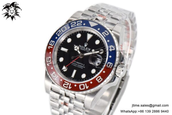 GMT-Master II 126710 BLRO Red/Blue Ceramic ARF Best Edition on SS Jubilee Bracelet VR3186
