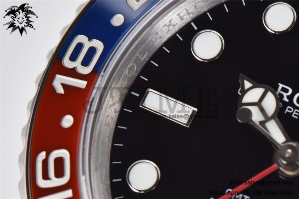 GMT-Master II 126710 BLRO Red/Blue Ceramic ARF Best Edition on SS Jubilee Bracelet VR3186 - Image 10