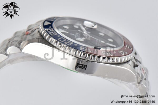 GMT-Master II 126710 BLRO Red/Blue Ceramic ARF Best Edition on SS Jubilee Bracelet VR3186 - Image 8