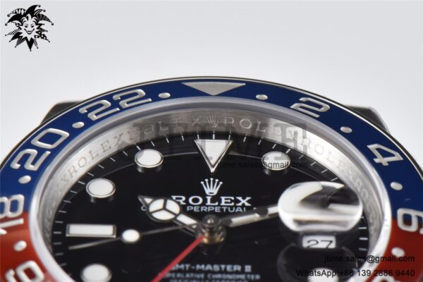 GMT-Master II 126710 BLRO Red/Blue Ceramic ARF Best Edition on SS Jubilee Bracelet VR3186 - Image 13