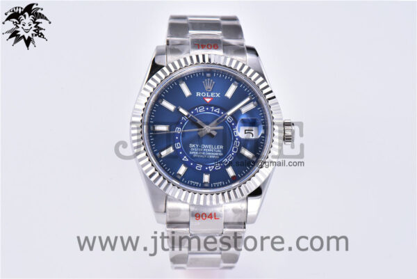 Sky-Dweller 326934 SS ZF 1:1 Best Edition Blue Dial on SS Bracelet A23J - Image 2