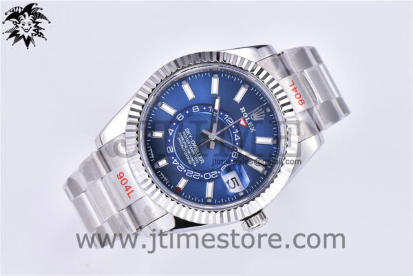 Sky-Dweller 326934 SS ZF 1:1 Best Edition Blue Dial on SS Bracelet A23J - Image 5