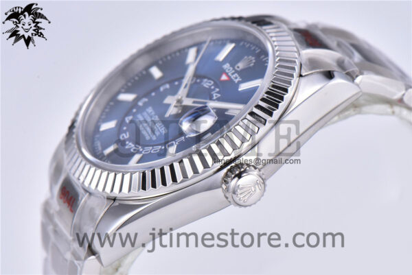 Sky-Dweller 326934 SS ZF 1:1 Best Edition Blue Dial on SS Bracelet A23J - Image 4